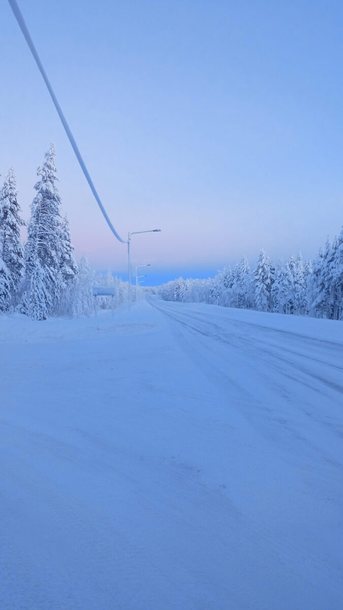 Polarnacht in Finnland