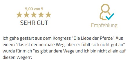 Feedback Liebe der Pferde