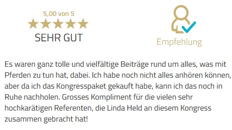 Feedback Liebe der Pferde