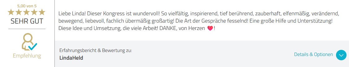 Feedback Liebe der Pferde